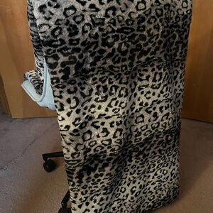 Leopard Print minky blanket